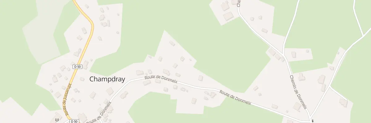Plan du 19 Rte de Donmeix à Champdray