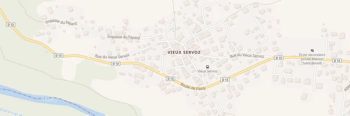 Plan du 18 Che des Vergers à Servoz