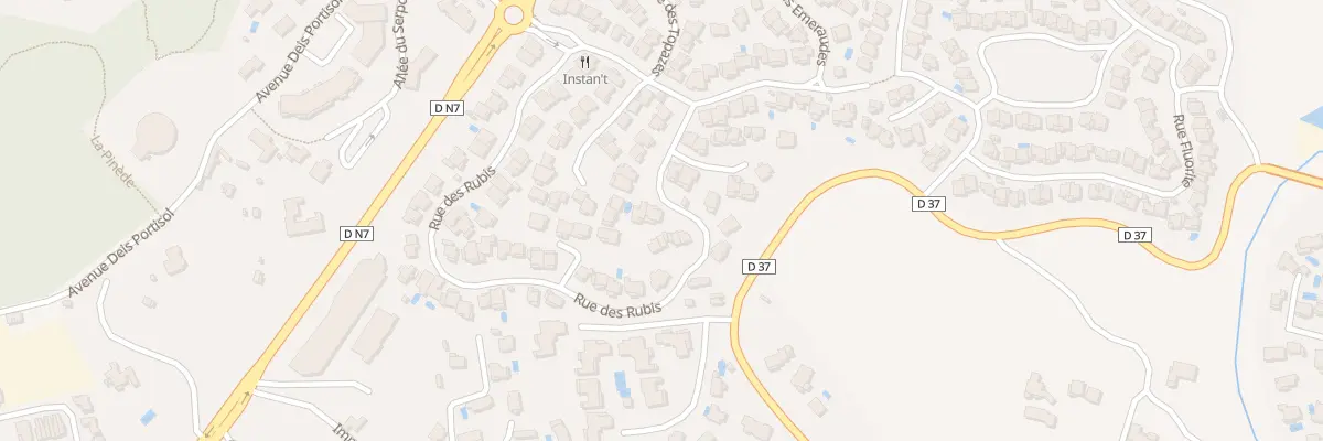 Plan du 507 Rue des RUBIS à Fréjus