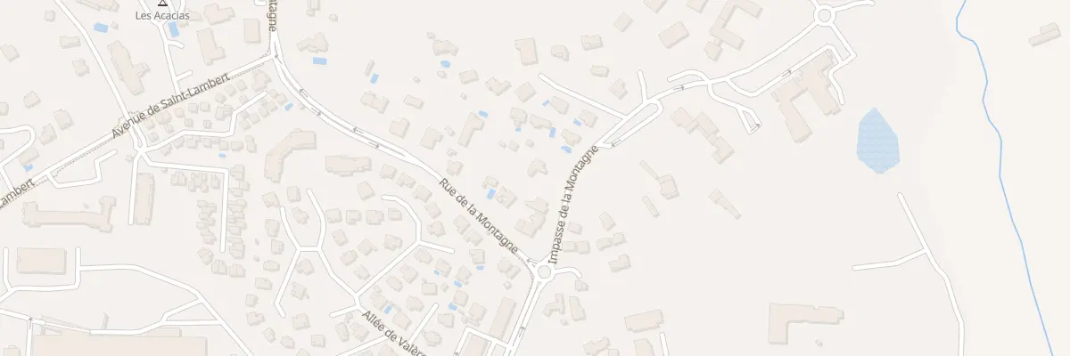 Plan du 73 Imp de la MONTAGNE à Fréjus
