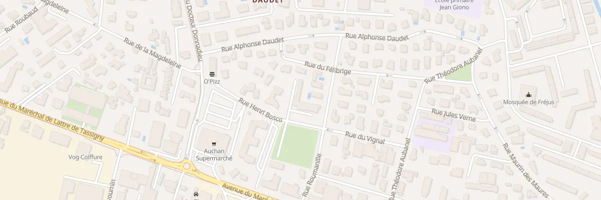 Plan du 203 Rue Henri BOSCO à Fréjus
