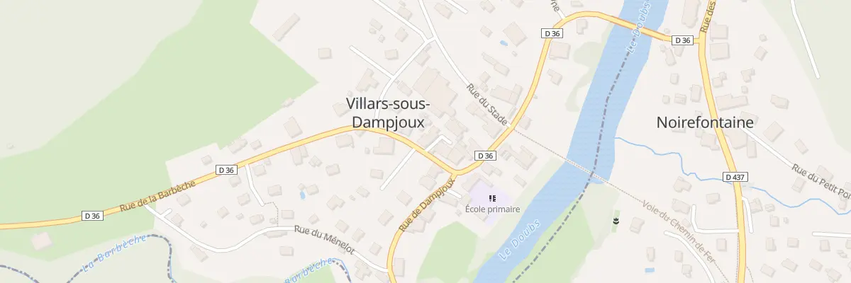 Plan du 7 Rue de la Barbèche à Villars-sous-Dampjoux