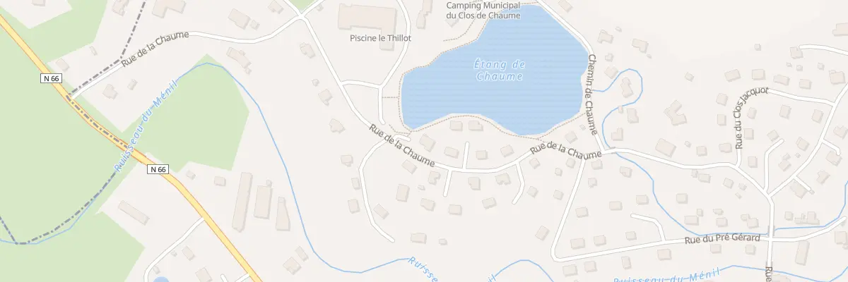 Plan du 26 Rue de la Chaume au Thillot