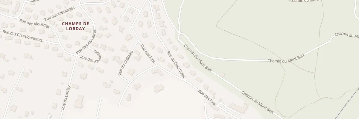 Plan du 6 Rue du Clair-Soleil à Bavans