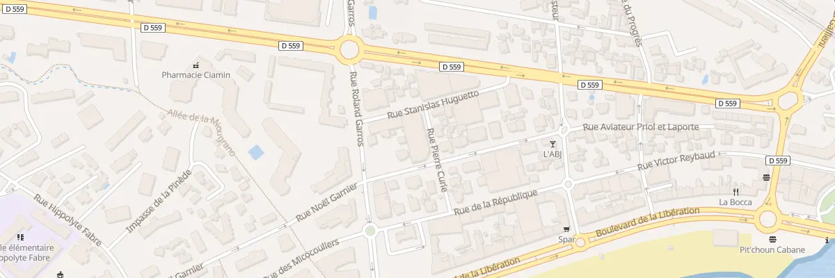 Plan du 36 Rue Pierre CURIE à Fréjus