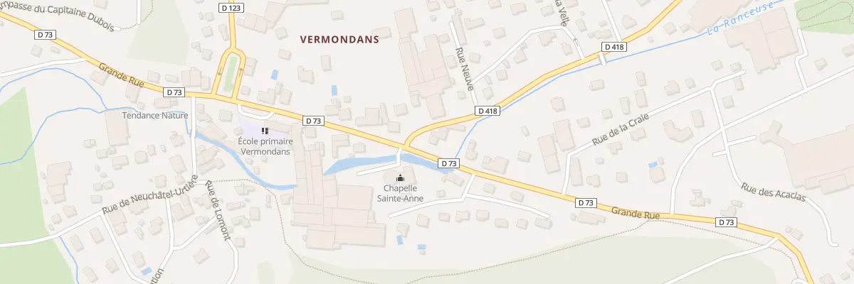 Plan du 19 Grande Rue à Pont-de-Roide-Vermondans
