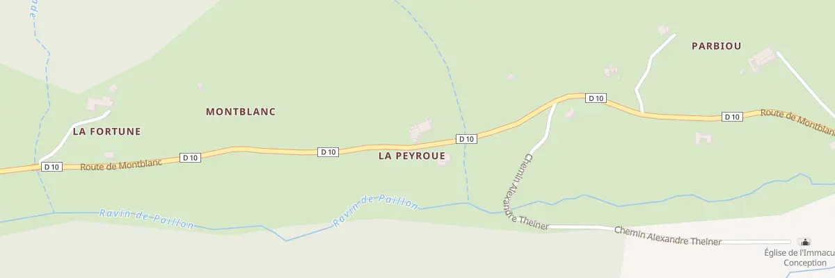 Plan du 8 La Peyroue à Val-de-Chalvagne