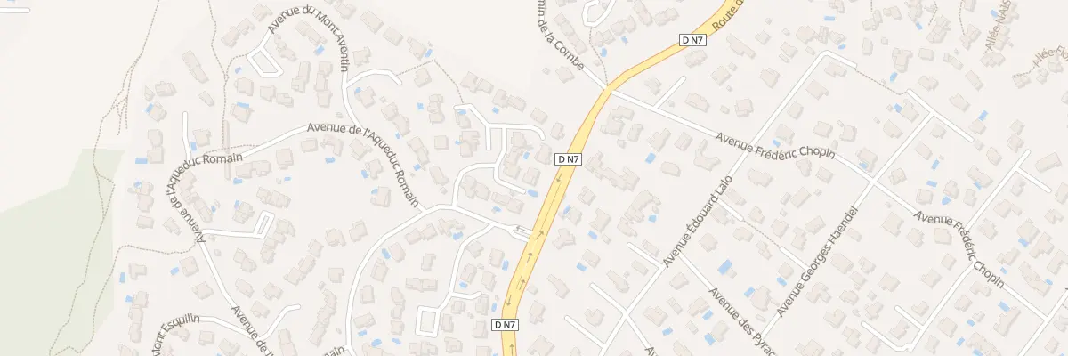 Plan du 54 Av du Mont CAPITOLIN à Fréjus