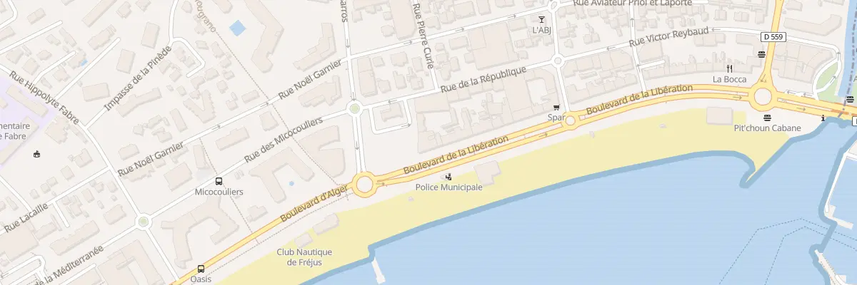 Plan du 11 Bd de la LIBERATION à Fréjus