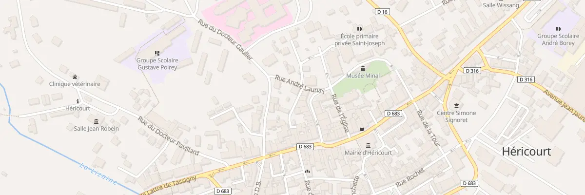 Plan du 9 Rue de la Voûte à Héricourt