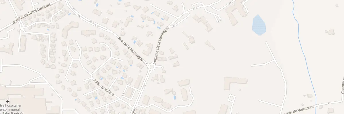 Plan du 50 Imp de la MONTAGNE à Fréjus