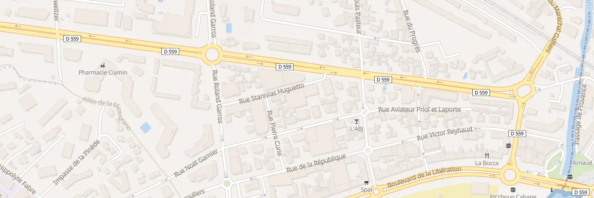 Plan du 140 Rue Stanislas HUGUETTO à Fréjus