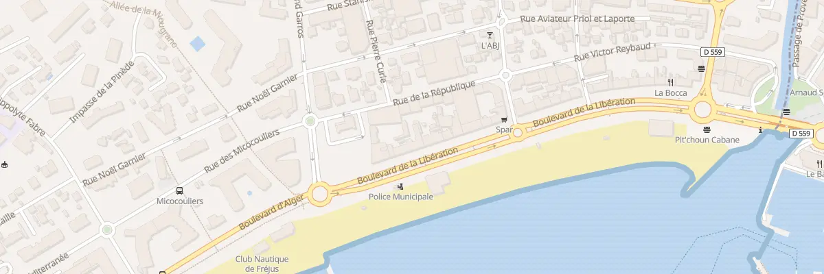 Plan du 61 Bd de la LIBERATION à Fréjus