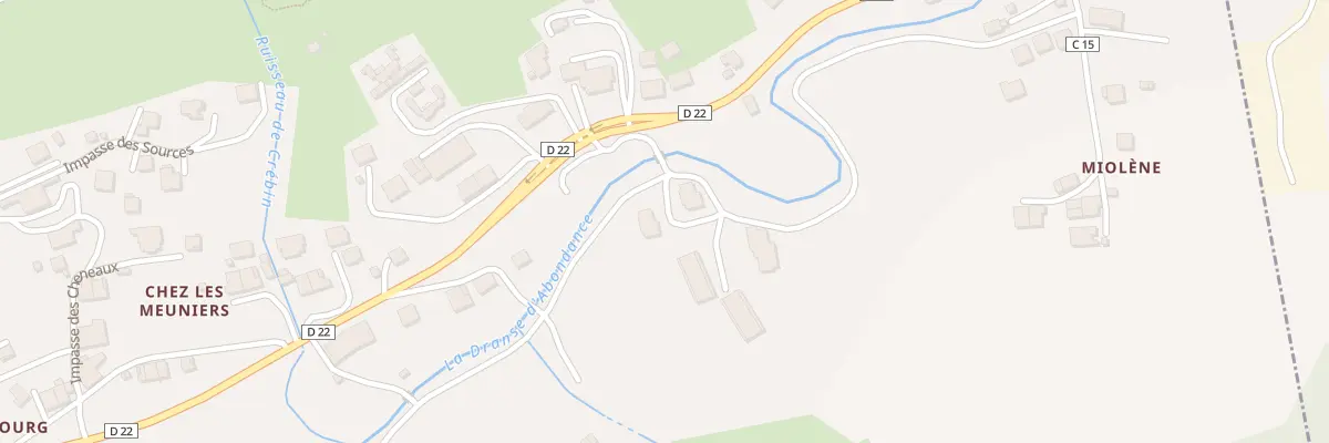 Plan du 83 Imp de l’Eterlou à Abondance