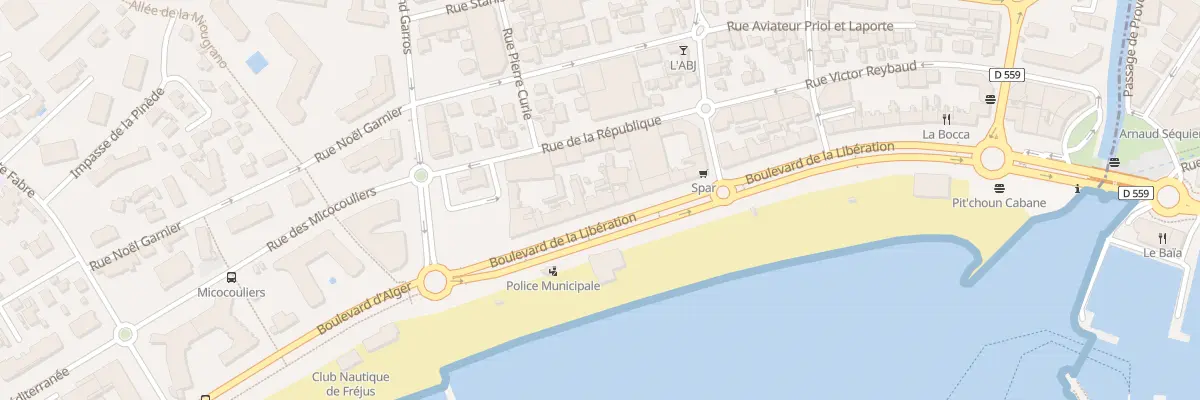 Plan du 81 Bd de la LIBERATION à Fréjus