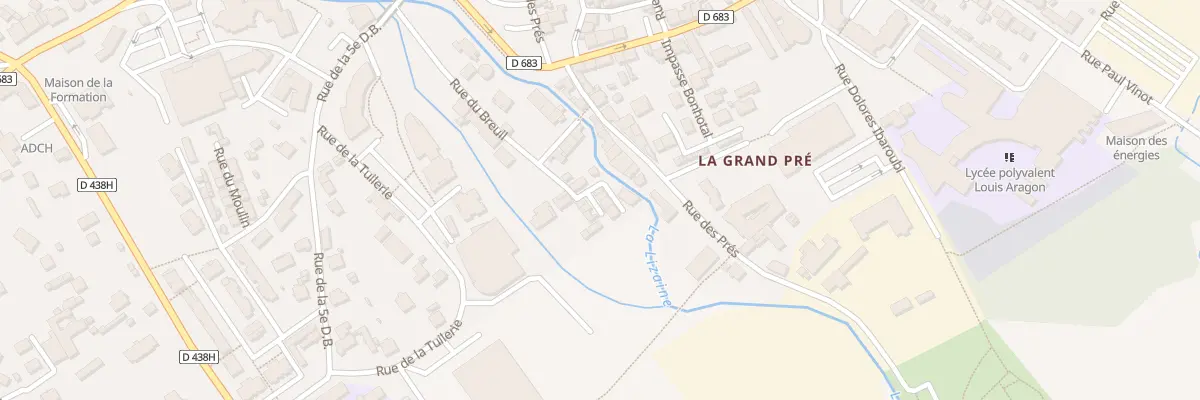 Plan du 25 Imp du Breuil à Héricourt
