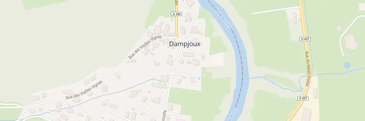 Plan du 2 Rue du Montoille à Dampjoux