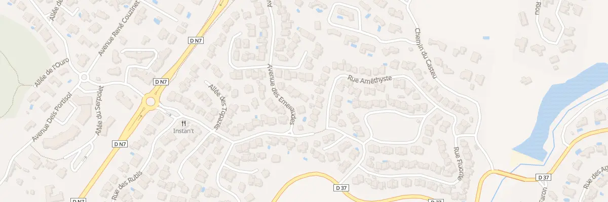 Plan du 298 Av des EMERAUDES à Fréjus