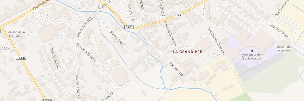 Plan du 14 Rue des Prés à Héricourt