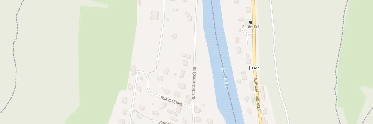 Plan du 14 Rue de Rochedane à Villars-sous-Dampjoux