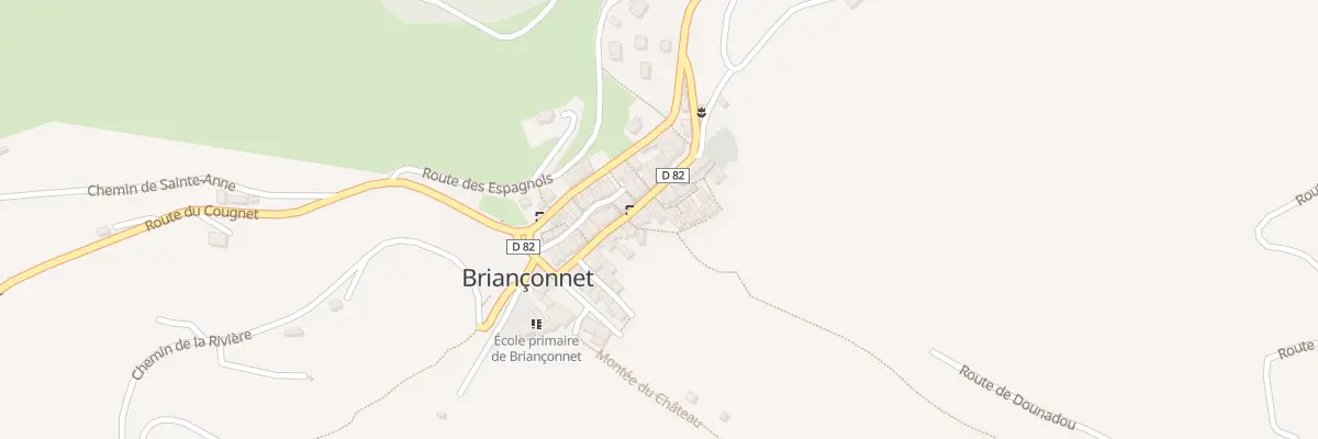 Plan du 1 Tra des Jardins à Briançonnet