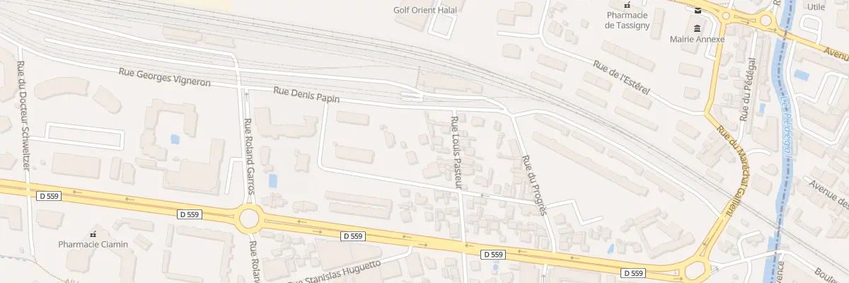 Plan du 208 Rue Denis PAPIN à Fréjus