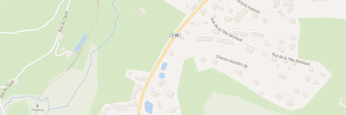 Plan du 11 Av de la Résistance au Thillot