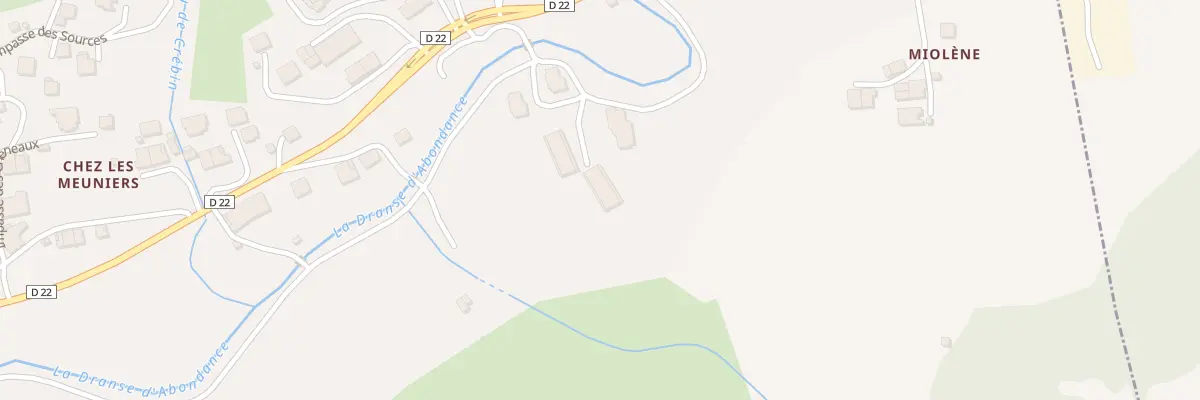 Plan du 182 Imp de l’Eterlou à Abondance