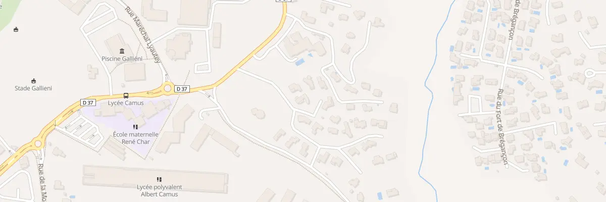 Plan du 111 Rue des LICES à Fréjus