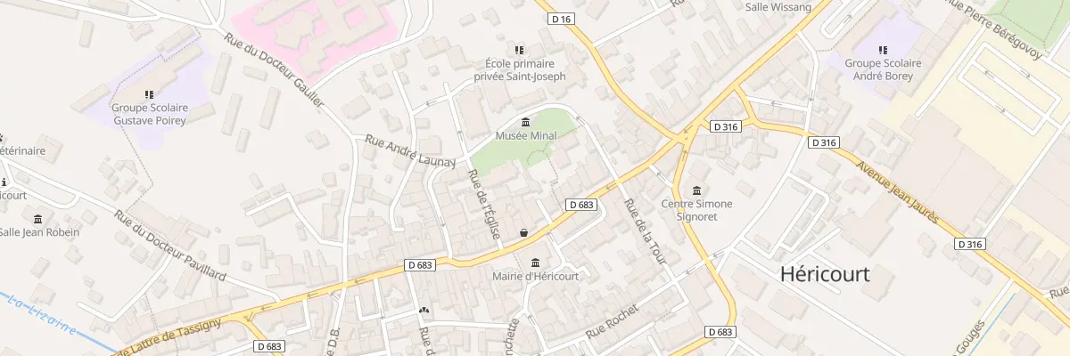 Plan du 41 Rue du Général de Gaulle à Héricourt