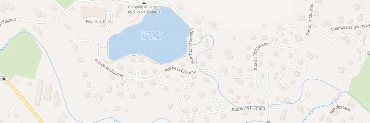 Plan du 14 Rue de la Chaume au Thillot