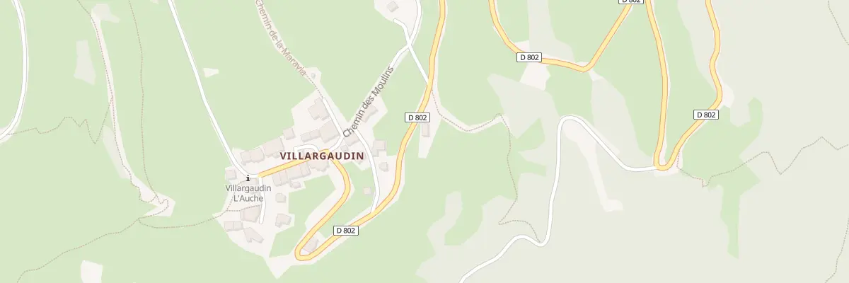 Plan du 57 Rte du Queyron à Arvieux
