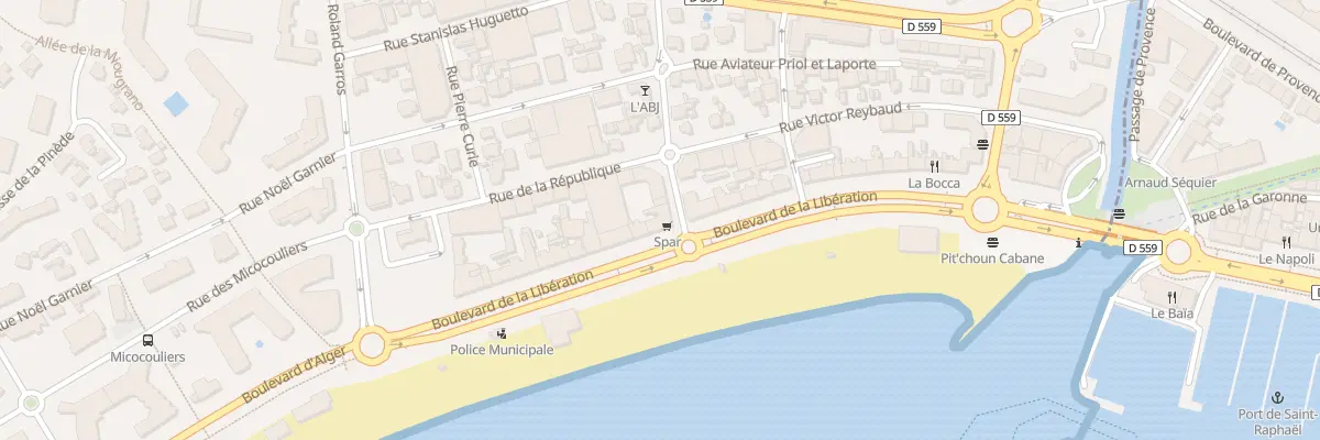 Plan du 173 Bd de la LIBERATION à Fréjus