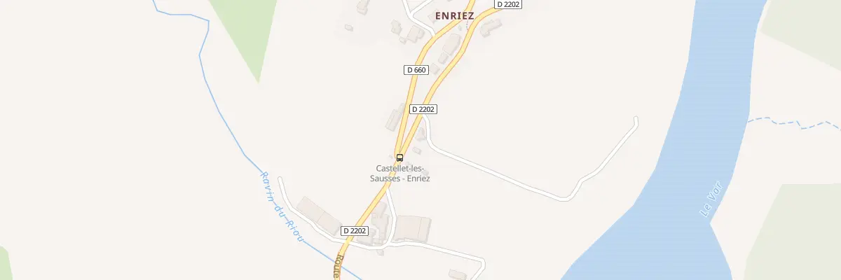Plan du 7155 Le Plan à Castellet-lès-Sausses