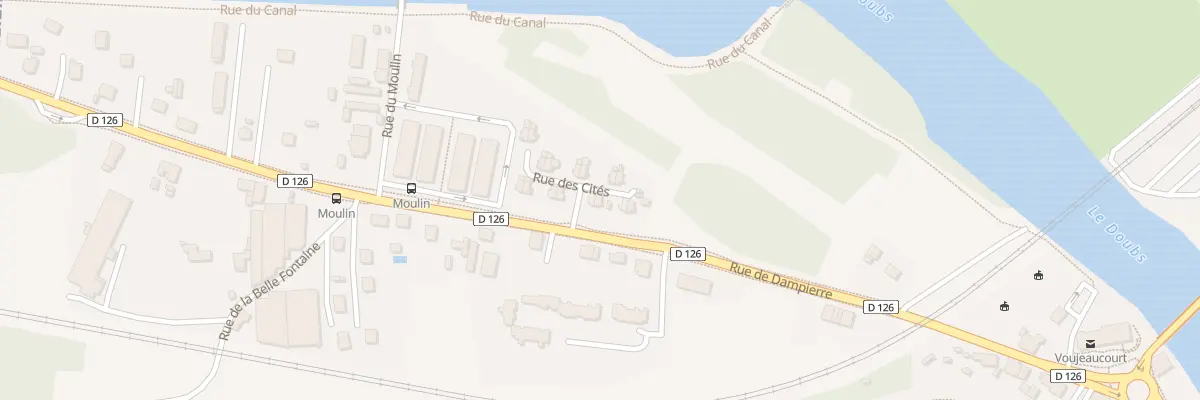 Plan du 2 Rue des Cités à Voujeaucourt