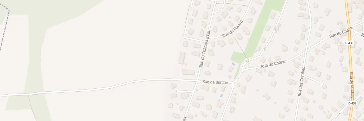 Plan du 1D Rue du Chateau d’Eau à Voujeaucourt