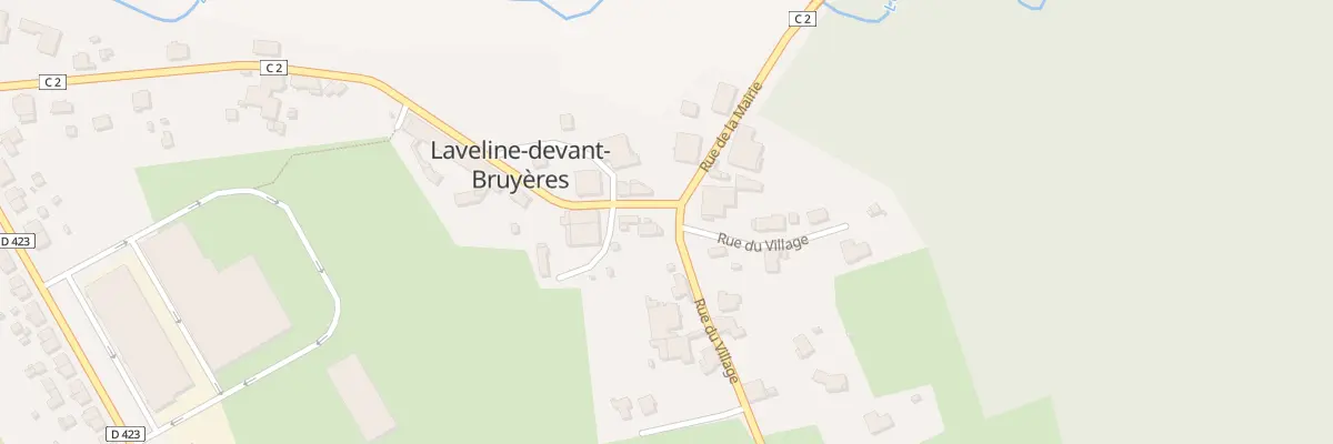 Plan du 2 Rue du Village à Laveline-devant-Bruyères
