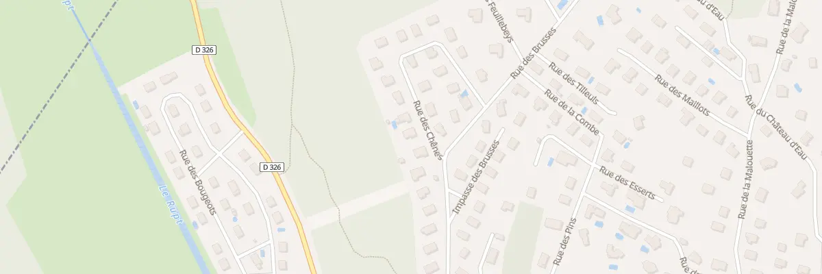 Plan du 3 Rue des Chênes à Bart