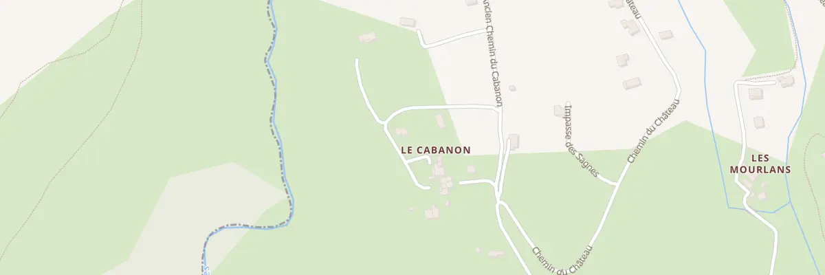 Plan du 243 Che du Cabanon à Escragnolles
