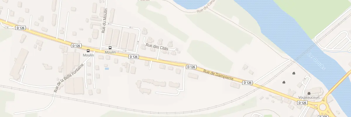 Plan du 4 Rue des Cités à Voujeaucourt