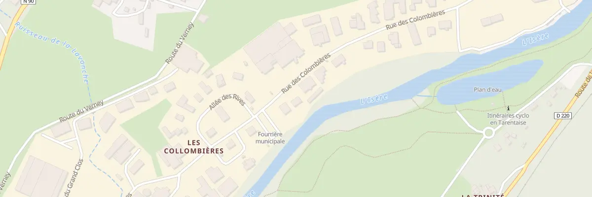 Plan du 547 Rue des Colombières à Bourg-Saint-Maurice