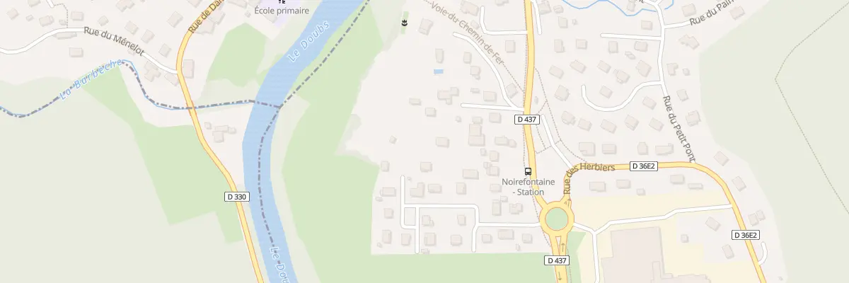 Plan du 33 Rue du Relais Postal à Noirefontaine