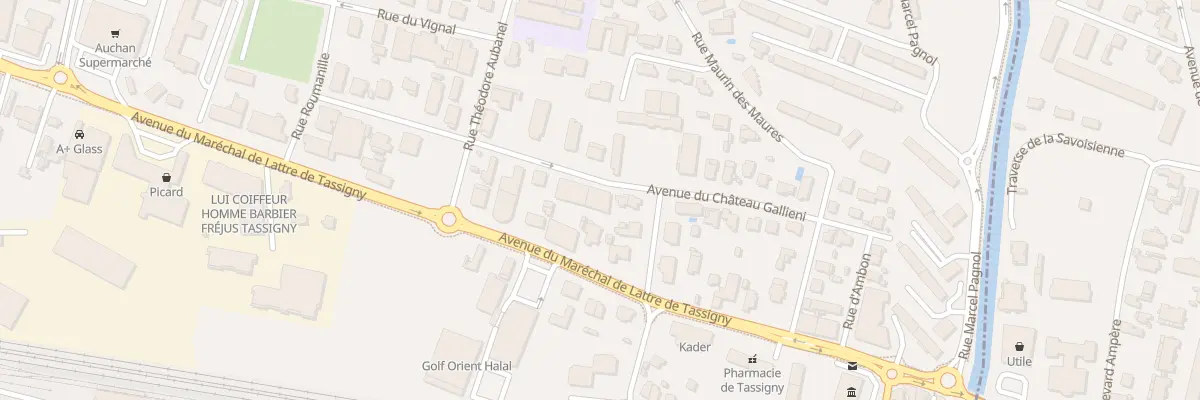 Plan du 270 Av du CHATEAU GALLIENI à Fréjus