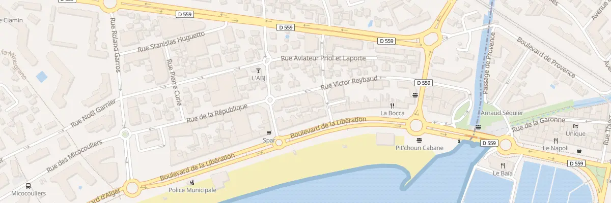 Plan du 9060 Rue Victor REYBAUD à Fréjus