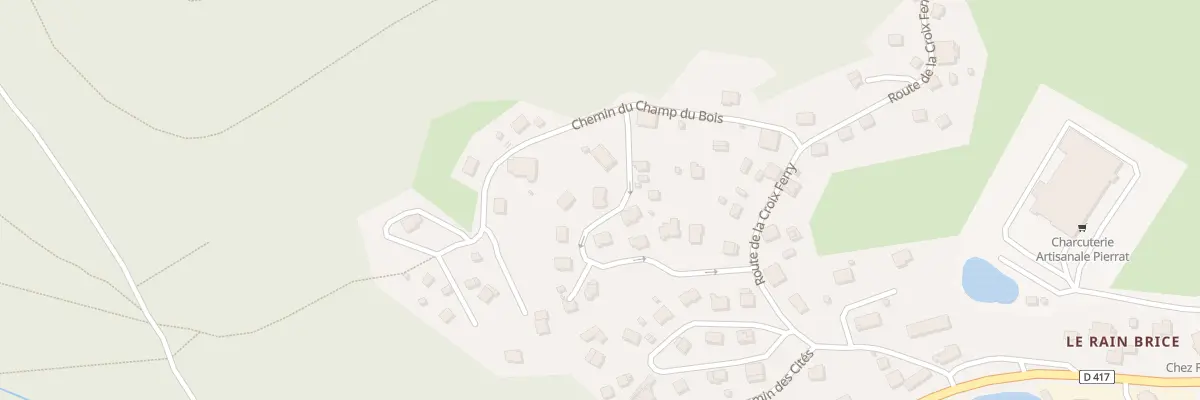 Plan du 4 Rue de la Clé des Champs au Tholy