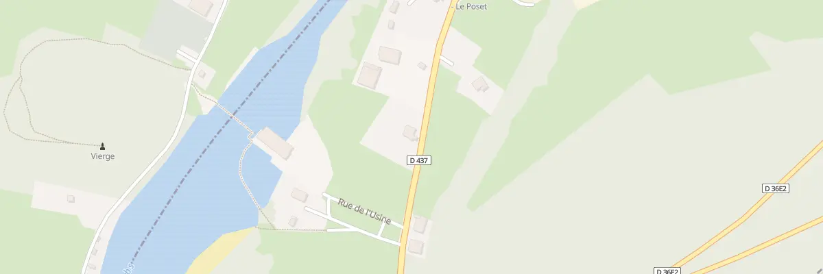 Plan du 53 Rue du Relais Postal à Noirefontaine