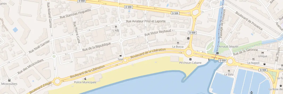 Plan du 261 Bd de la LIBERATION à Fréjus