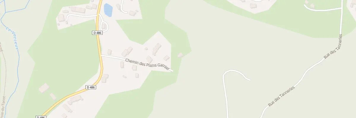 Plan du 11 Che des Plains Garnier au Thillot