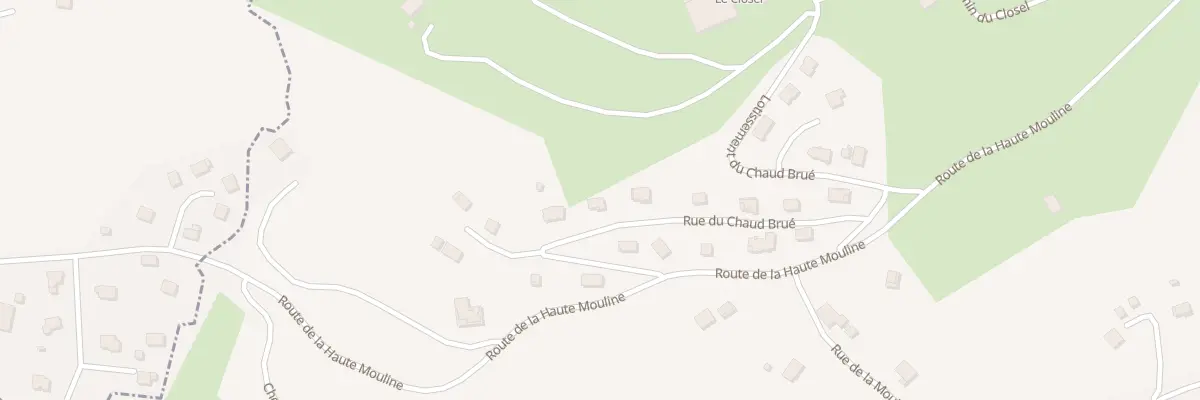 Plan du 11 Rue du Chaud Brue au Thillot