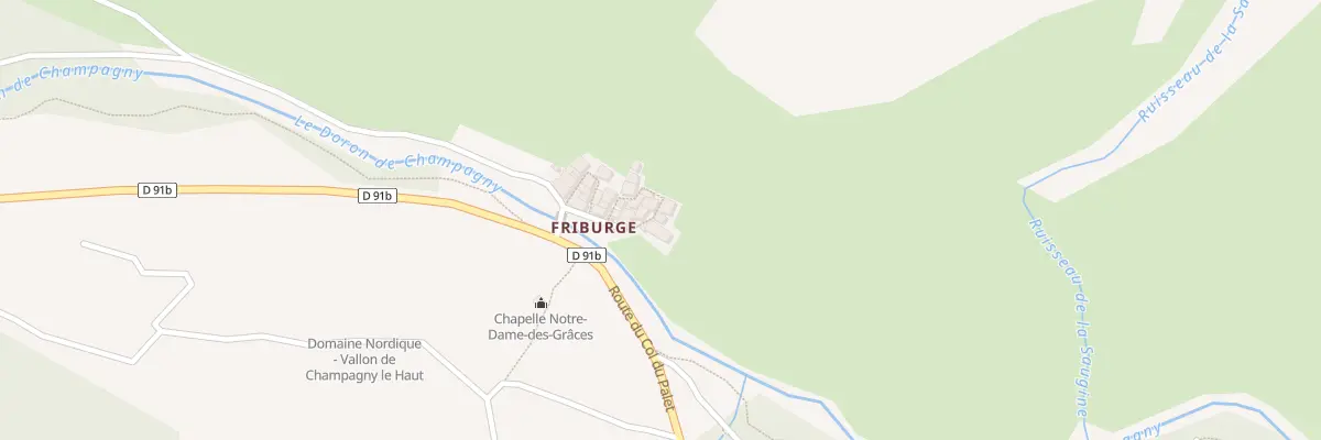 Plan du 5256 Friburge à Champagny-en-Vanoise